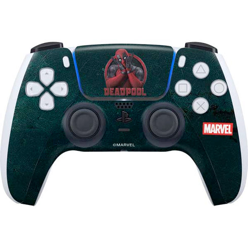Marvel Deadpool Legacy Surprised Deadpool PS5 Controller Skin